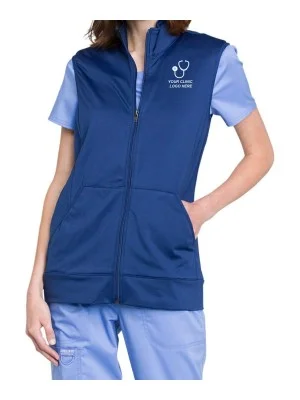 Women Front Zip Workwear Vest